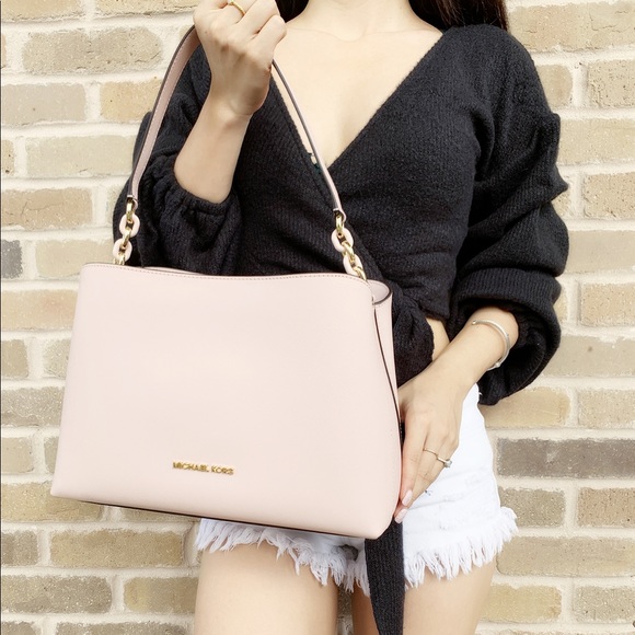 BUNDLe Michale kors large satchel & wallet PINK - Picture 7 of 8